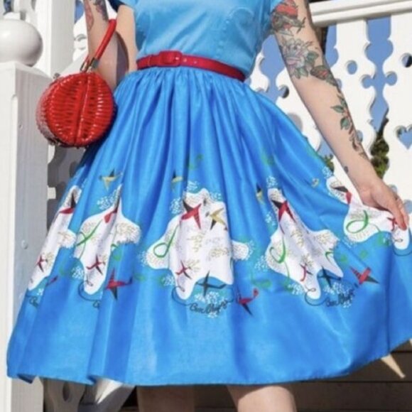 PUG Mary Blair Airplane Skirt EUC - Picture 1 of 4